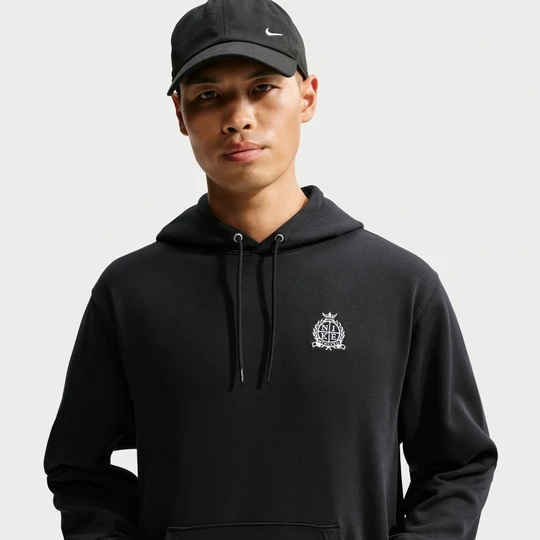 Zdjęcie produktu Męska bluza z kapturem z dzianiny dresowej Nike Club - Czerń