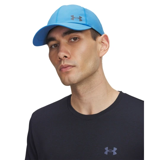 Zdjęcie produktu Męska czapka z daszkiem do biegania Under Armour M Iso-chill Launch Adj - niebieska