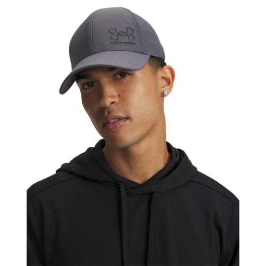 Zdjęcie produktu Męska czapka z daszkiem Under Armour Iso-chill Armourvent STR - szara