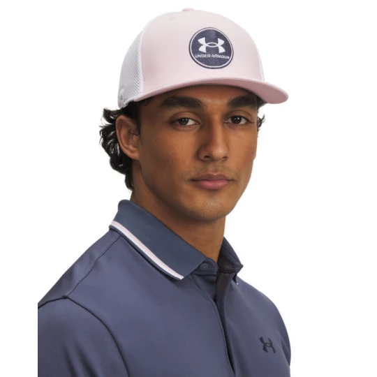 Zdjęcie produktu Męska czapka z daszkiem Under Armour M Iso-chill Drive Mid STR - różowa