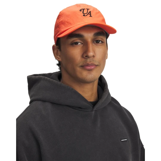 Zdjęcie produktu Męska czapka z daszkiem Under Armour M's Sportwear Nylon Snapback - pomarańczowa
