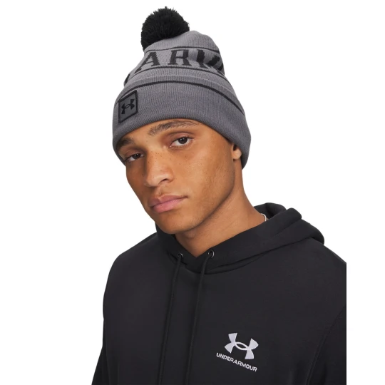 Zdjęcie produktu Męska czapka zimowa Under Armour M Halftime Pom Beanie - szara