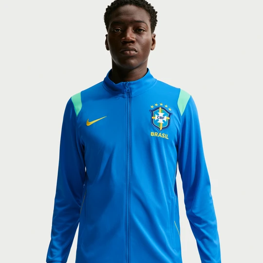Zdjęcie produktu Męska dresowa bluza piłkarska Nike Dri-FIT Brazylia Academy Pro - Niebieski