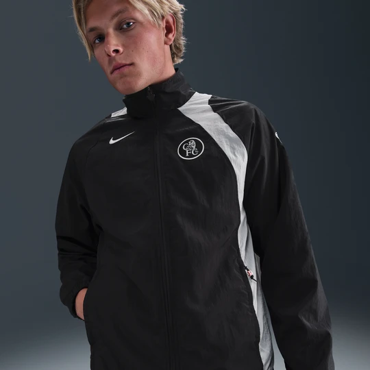 Zdjęcie produktu Męska dresowa bluza piłkarska Nike Soccer Total 90 Chelsea F.C. - Czerń