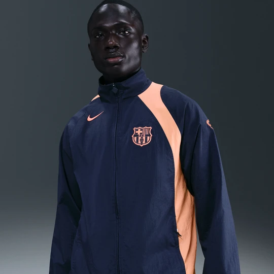 Zdjęcie produktu Męska dresowa bluza piłkarska Nike Soccer Total 90 FC Barcelona - Niebieski