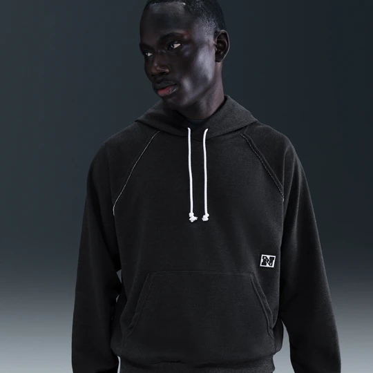 Zdjęcie produktu Męska dzianinowa bluza treningowa Dri-FIT Nike Gym Heritage - Czerń