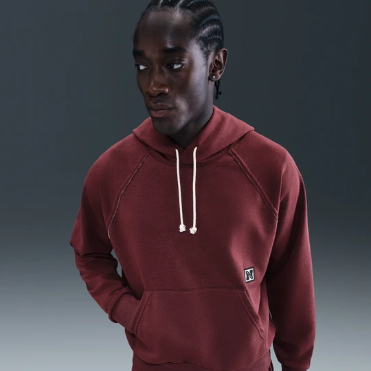 Zdjęcie produktu Męska dzianinowa bluza treningowa Dri-FIT Nike Gym Heritage - Czerwony
