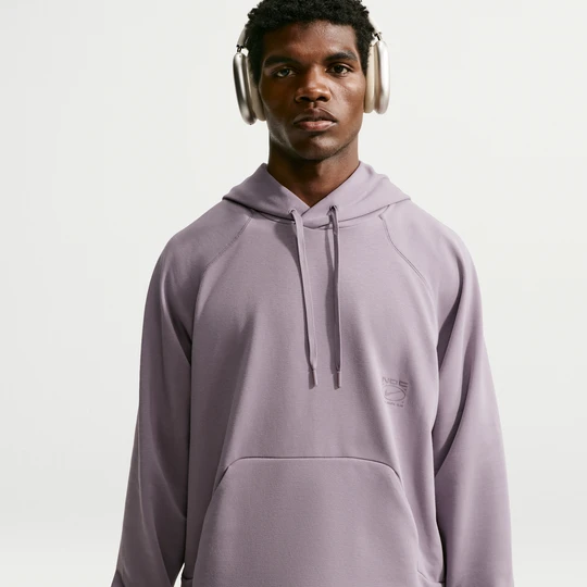 Zdjęcie produktu Męska dzianinowa bluza treningowa z kapturem o kroju oversize Nike N.A.C. Dri-FIT - Fiolet