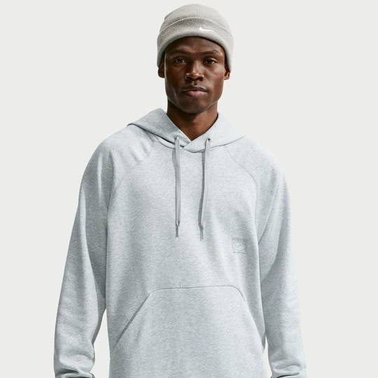 Zdjęcie produktu Męska dzianinowa bluza treningowa z kapturem o kroju oversize Nike N.A.C. Dri-FIT - Szary