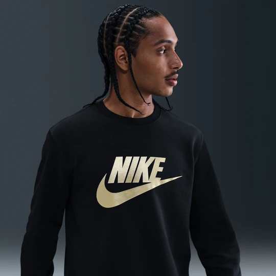 Zdjęcie produktu Męska dzianinowa bluza z grafiką Nike Club - Czerń