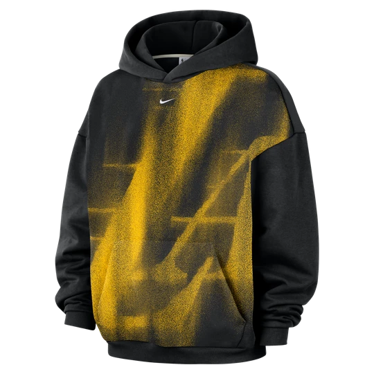 Zdjęcie produktu Męska dzianinowa bluza z kapturem do koszykówki Los Angeles Lakers Standard Issue - Czerń Nike