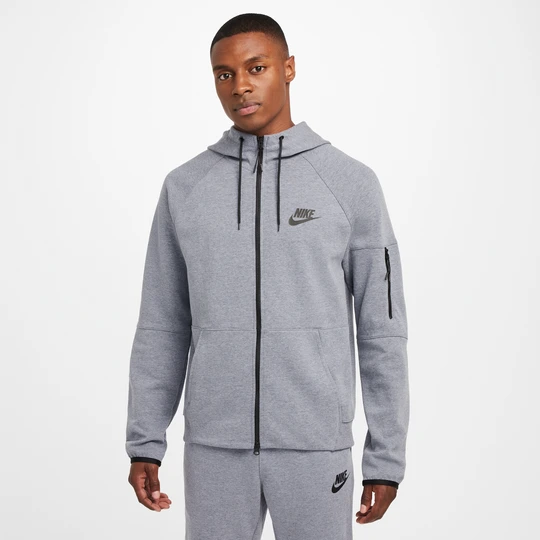 Zdjęcie produktu Męska dzianinowa bluza z kapturem i zamkiem na całej długości Nike Tech Essentials - Niebieski