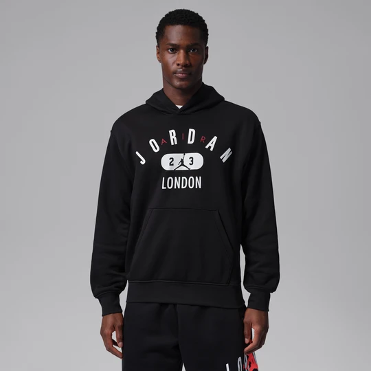 Zdjęcie produktu Męska dzianinowa bluza z kapturem London Jordan - Czerń