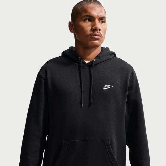 Zdjęcie produktu Męska dzianinowa bluza z kapturem Nike Club - Czerń