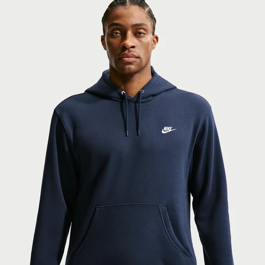Zdjęcie produktu Męska dzianinowa bluza z kapturem Nike Club - Niebieski
