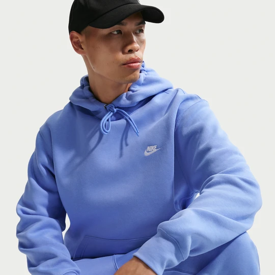 Zdjęcie produktu Męska dzianinowa bluza z kapturem Nike Club - Niebieski