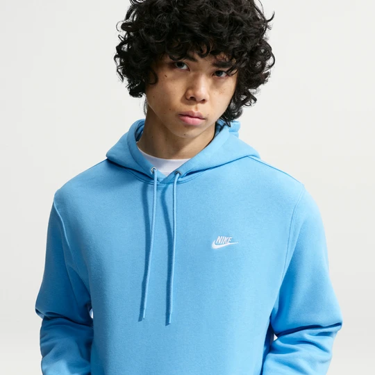 Zdjęcie produktu Męska dzianinowa bluza z kapturem Nike Club - Niebieski
