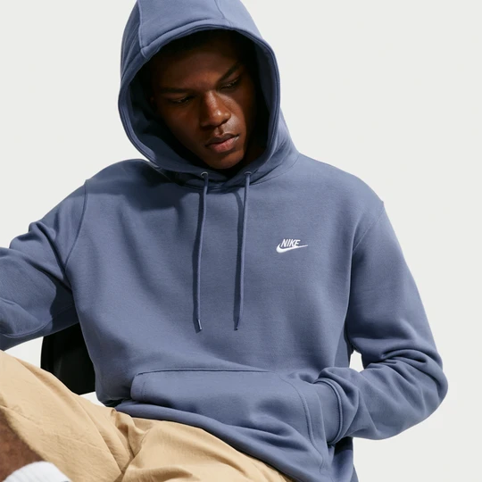 Zdjęcie produktu Męska dzianinowa bluza z kapturem Nike Club - Niebieski