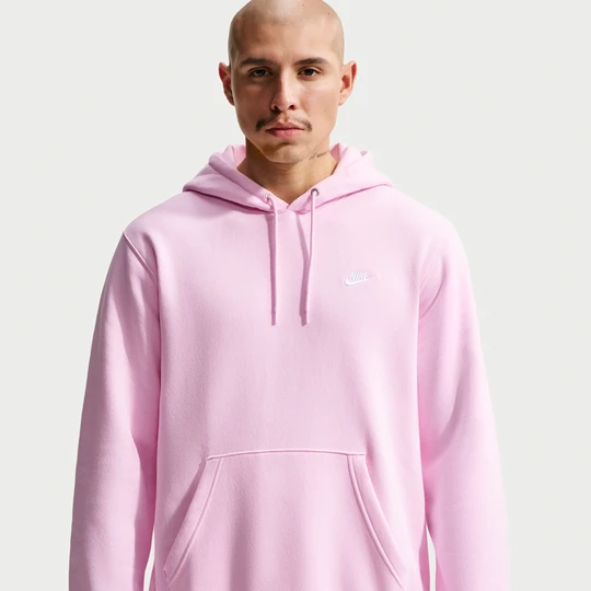 Zdjęcie produktu Męska dzianinowa bluza z kapturem Nike Club - Różowy