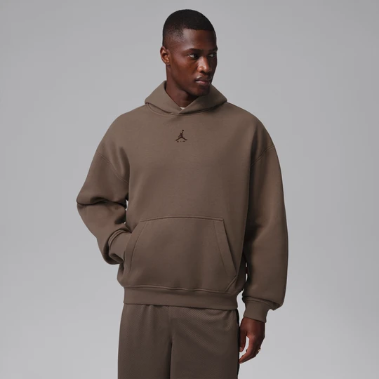 Zdjęcie produktu Męska dzianinowa bluza z kapturem o kroju oversize Jordan Brooklyn - Brązowy