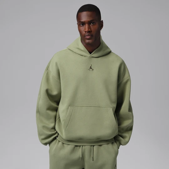 Zdjęcie produktu Męska dzianinowa bluza z kapturem o kroju oversize Jordan Brooklyn - Zieleń