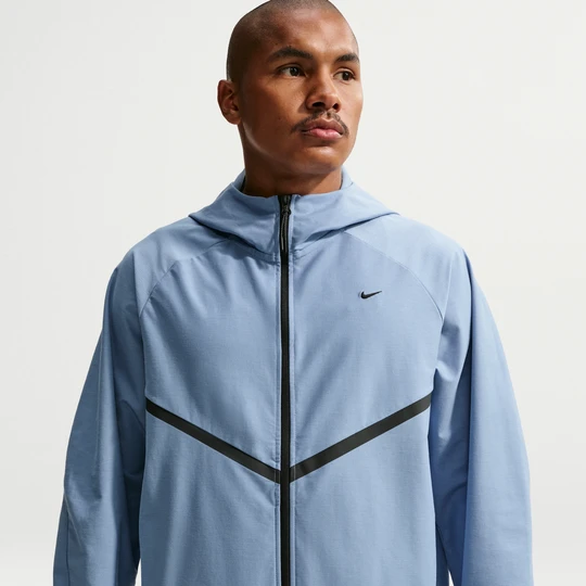 Zdjęcie produktu Męska dzianinowa kurtka z zamkiem na całej długości Shori Windrunner Nike Tech - Niebieski