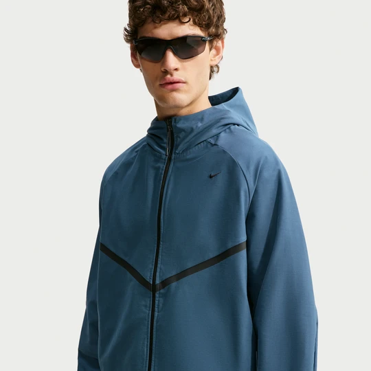 Zdjęcie produktu Męska dzianinowa kurtka z zamkiem na całej długości Shori Windrunner Nike Tech - Niebieski