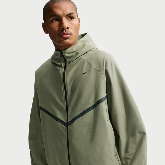 Zdjęcie produktu Męska dzianinowa kurtka z zamkiem na całej długości Shori Windrunner Nike Tech - Szary