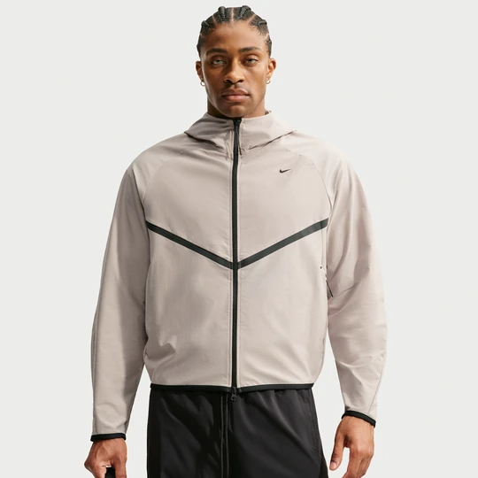 Zdjęcie produktu Męska dzianinowa kurtka z zamkiem na całej długości Shori Windrunner Nike Tech - Szary