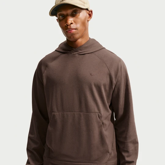 Zdjęcie produktu Męska funkcjonalna bluza z kapturem i ochroną przed promieniowaniem UV Nike Primary NanoKnit Dri-FIT - Brązowy