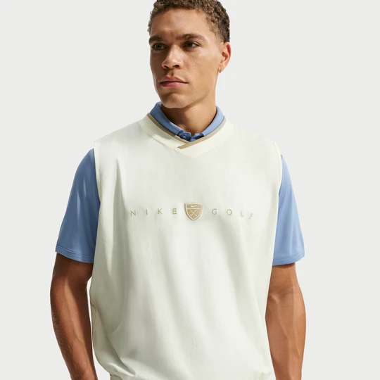 Zdjęcie produktu Męska obszerna kamizelka do golfa Dri-FIT Nike Fairway Fresh - Biel