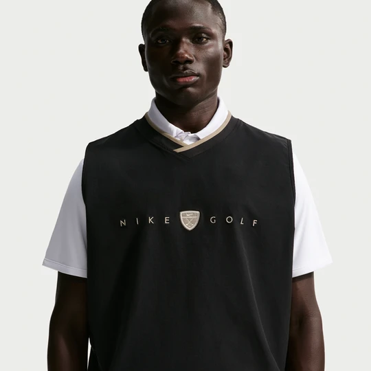 Zdjęcie produktu Męska obszerna kamizelka do golfa Dri-FIT Nike Fairway Fresh - Czerń