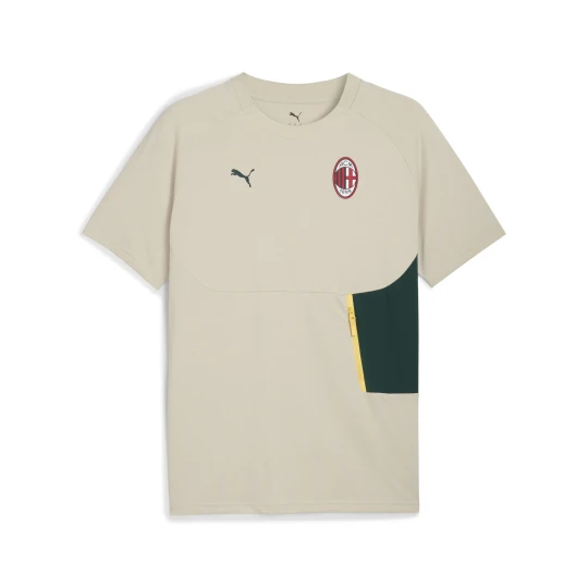 Zdjęcie produktu Męska koszulka AC Milan PUMATECH z kieszenią, Akcesoria, Beżowy
