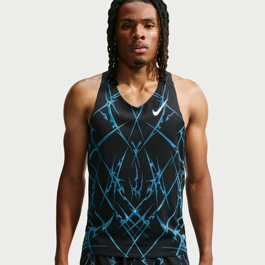 Zdjęcie produktu Męska koszulka bez rękawów do biegania Dri-FIT ADV Nike AeroSwift - Czerń