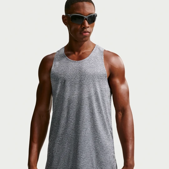 Zdjęcie produktu Męska koszulka bez rękawów do biegania Dri-FIT ADV Nike Stride - Szary