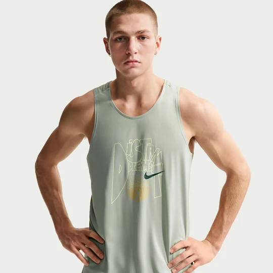 Zdjęcie produktu Męska koszulka bez rękawów do biegania Dri-FIT ADV Nike Stride - Zieleń