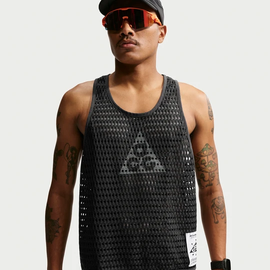 Zdjęcie produktu Męska koszulka bez rękawów do biegania w terenie Dri-FIT ACG Radical AirFlow - Szary Nike