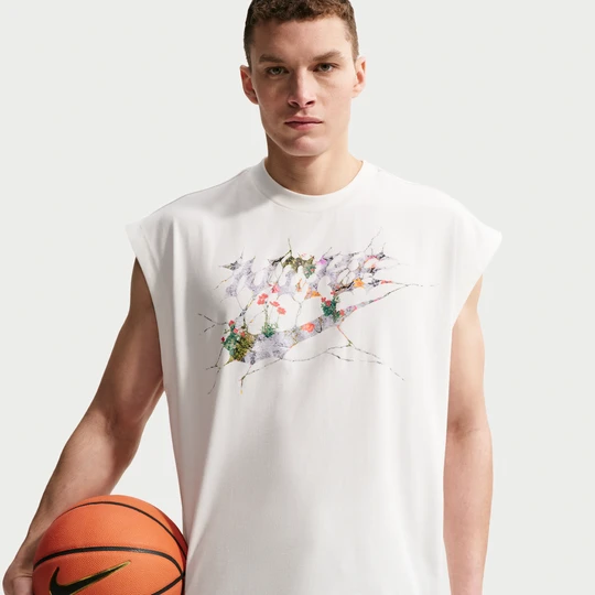 Zdjęcie produktu Męska koszulka bez rękawów do koszykówki Dri-FIT Nike Standard Issue - Biel