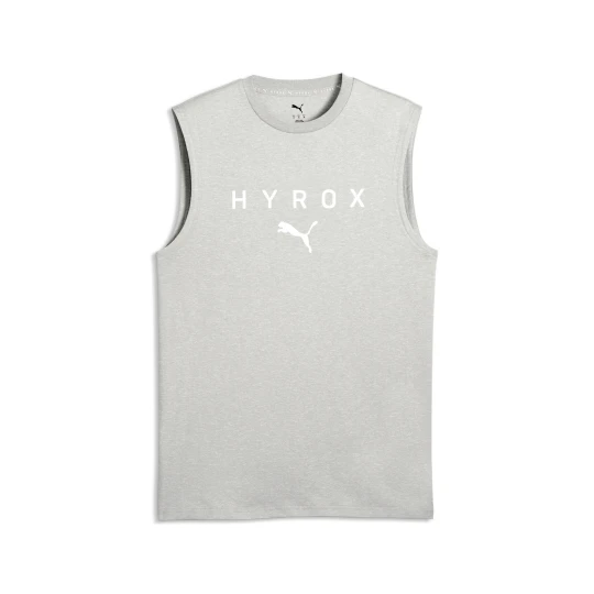 Zdjęcie produktu Męska koszulka bez rękawów PUMA × HYROX, Akcesoria, Szary Light Gray Heather