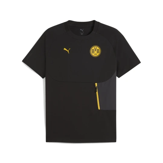 Zdjęcie produktu MÄ™ska koszulka Borussia Dortmund PUMATECH z kieszeniÄ…, Akcesoria, Czarny