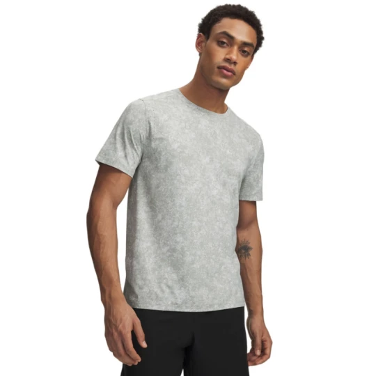 Zdjęcie produktu Męska koszulka do biegania Under Armour UA Velociti Pro Print SS - szara