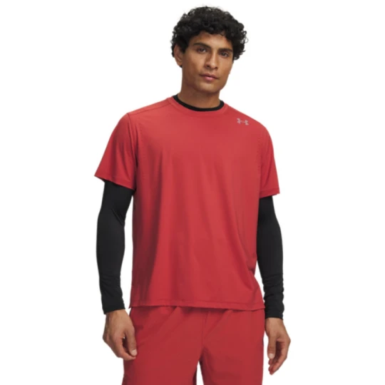 Zdjęcie produktu Męska koszulka do biegania Under Armour UA Velociti Pro Shortsleeve - czerwona