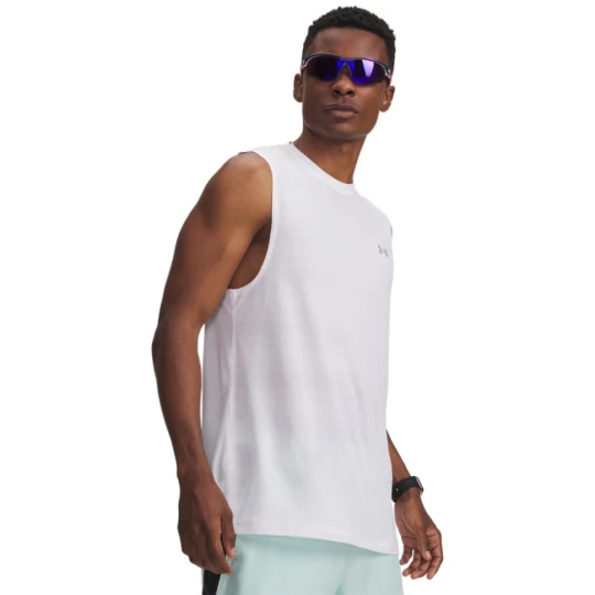 Zdjęcie produktu Męska koszulka do biegania Under Armour UA Velociti Tank - biała