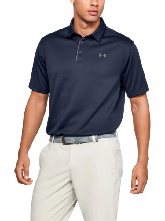 Zdjęcie produktu Męska koszulka do golfa UNDER ARMOUR Tech Polo - granatowa