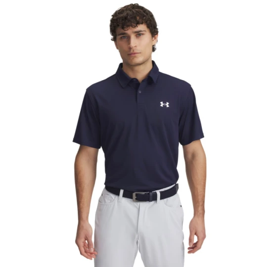 Zdjęcie produktu Męska koszulka do golfa Under Armour UA T2G Pique Polo - granatowa