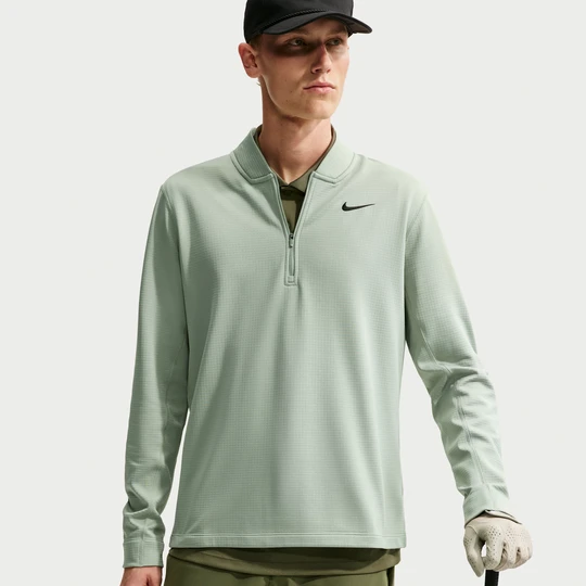 Zdjęcie produktu Męska koszulka do golfa z zamkiem 1/2 Nike Velocity Therma-FIT - Zieleń