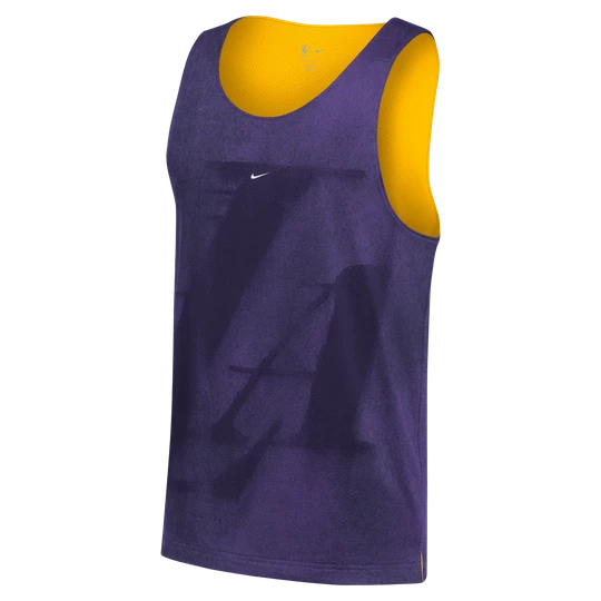 Zdjęcie produktu Męska koszulka do koszykówki z siateczki Los Angeles Lakers Standard Issue Nike - Fiolet
