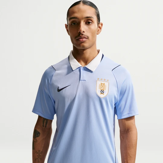 Zdjęcie produktu Męska koszulka do piłki nożnej Nike Dri-FIT Urugwaj Stadium 2026 (wersja domowa) – replika - Niebieski