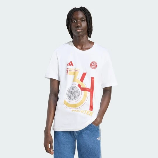 Zdjęcie produktu Męska koszulka FCB Championship Winner Adidas biały
