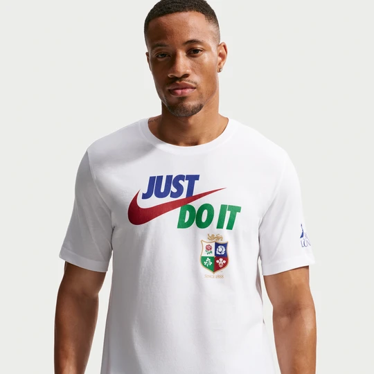 Zdjęcie produktu Męska koszulka Just Do It British & Irish Lions - Biel Nike